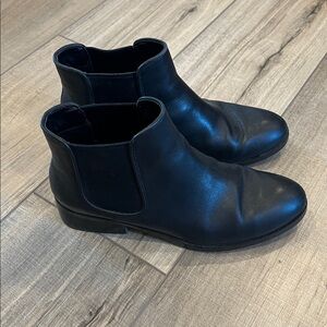Grand OS Cole Haan Signature Black Leather Ankle Chelsea Boots